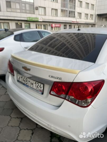 Лип спойлер chevrolet cruze