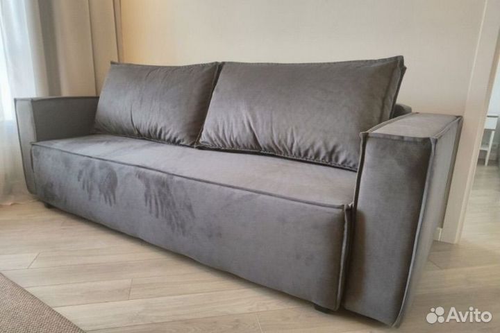 Диван Лофт люкс серый