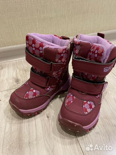 Зимние сапоги для девочки 25