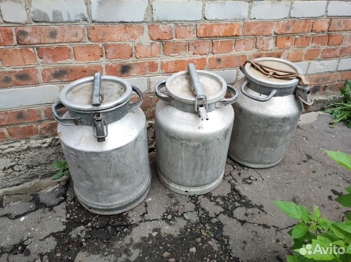 Бидон фляга алюминиевые 40л