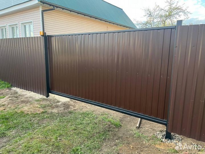 Забор из профлиста