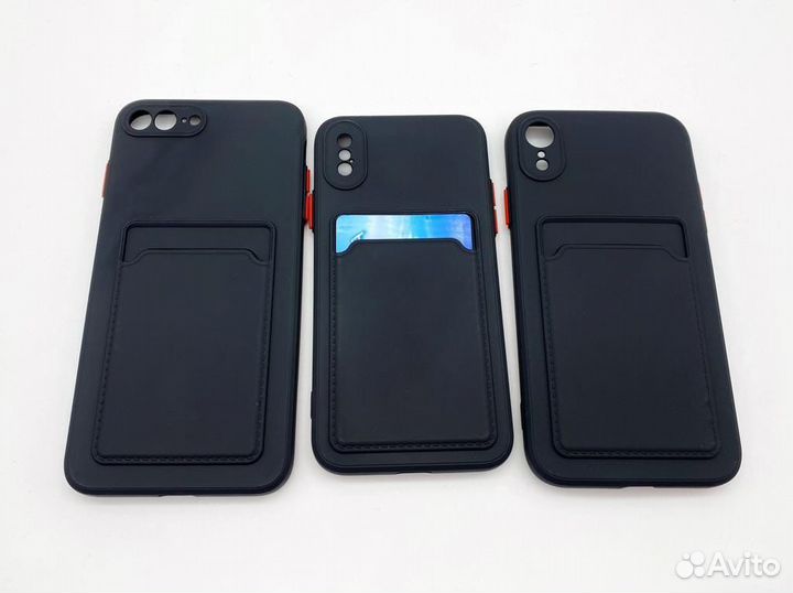 Чехол с карманом iPhone