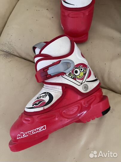 Горные лыжи K2 на рост 76 см с ботинками