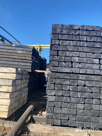 Шпала пропитанная деревянная тип-1,тип-2