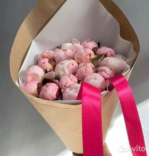 Пионы Букеты Цветы