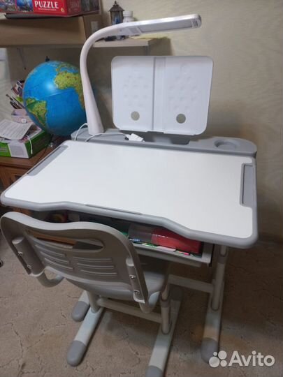 Растущая Школьная парта и стул