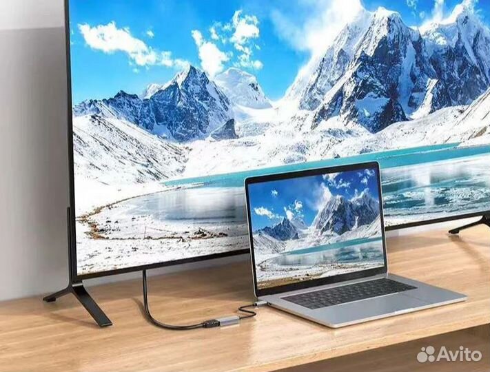 Переходник с Type-C USB на hdtv 4K Hoco UA20