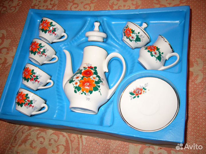 Детский кукольный сервиз гдр 60 - 70 годы 20 века