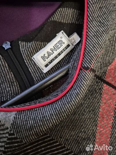 Платье женское теплое 48