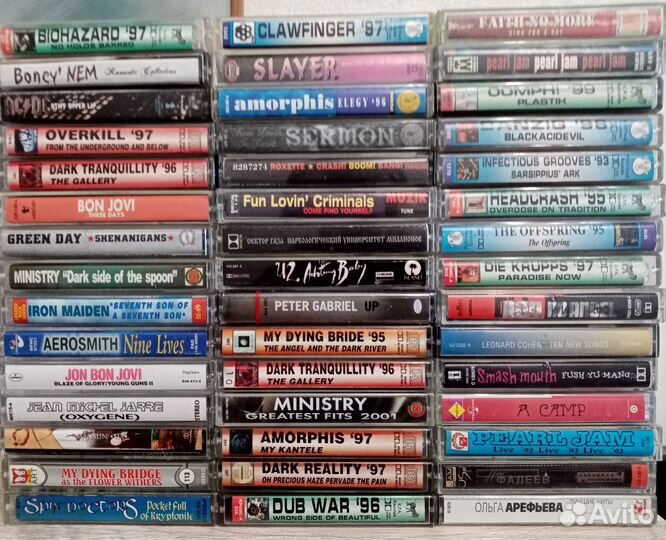 Кассеты. Rock, Metal, punk, Grunge, Alternative
