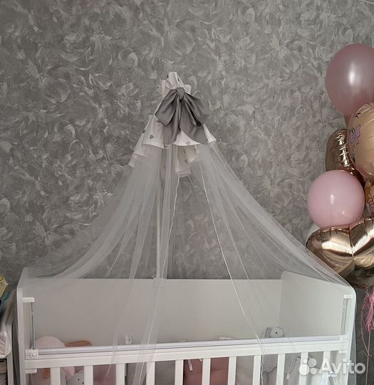 Балбахин с держателем на детскую кроватку