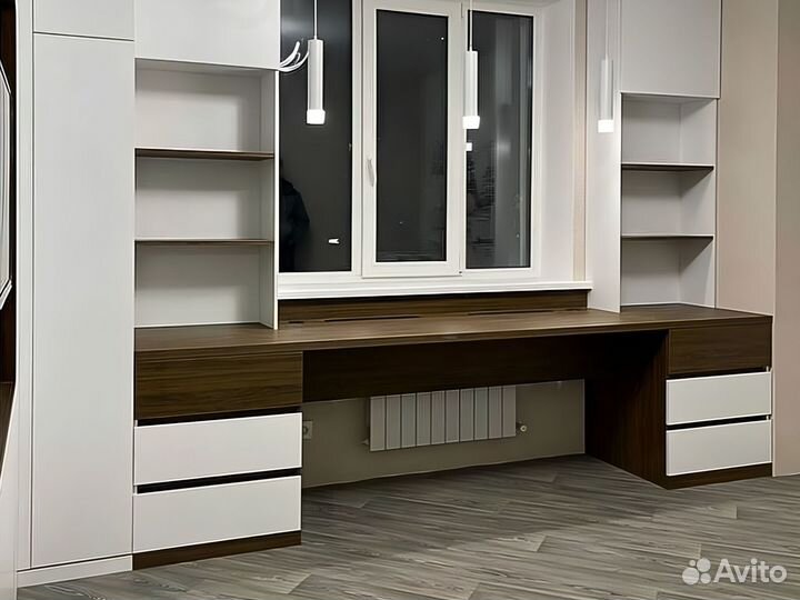 Компьютерный стол со шкафом на заказ в рассрочку