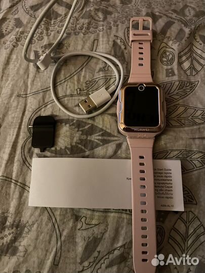 Huawei Умные часы Watch Kids 4 Pro, 41mm, розовый