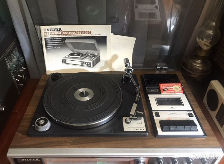 Музыкальный центр с винтлом Silver SS1405 япония