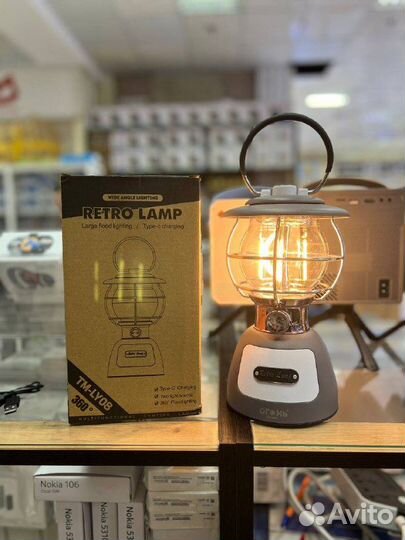 Фонарь для кемпинга ретро TM-LY08 на акб