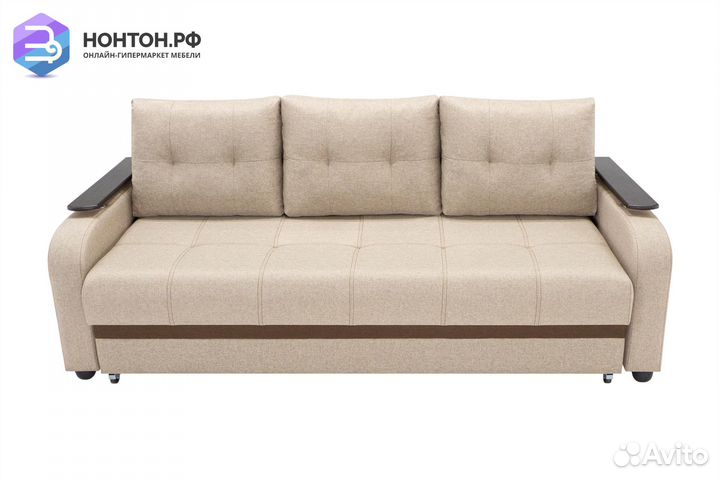 Диван еврокнижка Севилья бежевый