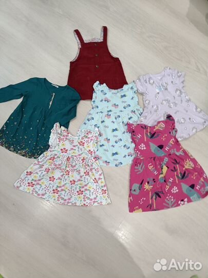 Платье для девочки 74-86
