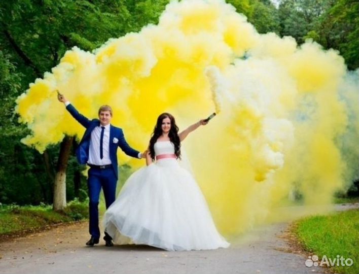 Цветной дым ма 0509 Максэм желтый