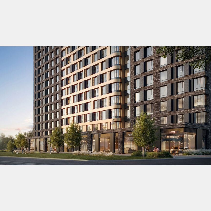 1-к. квартира, 42,9 м², 17/17 эт.