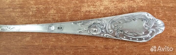 Редкая серебряная вилка 