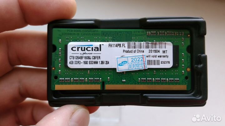 Оперативная память ddr3 4 GB для ноутбука