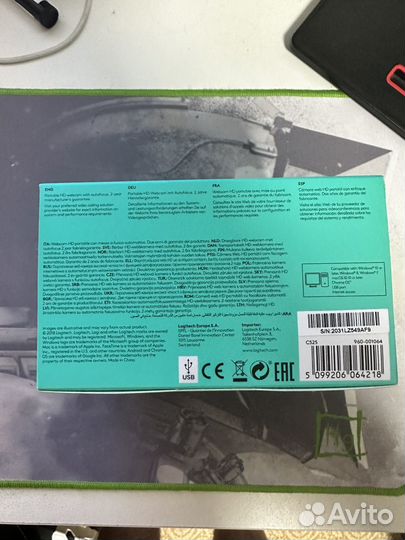 Веб-камера Logitech c525 720p