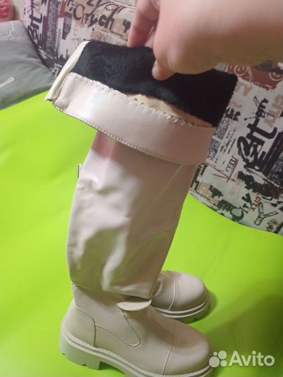 Женские сапоги ботфорды