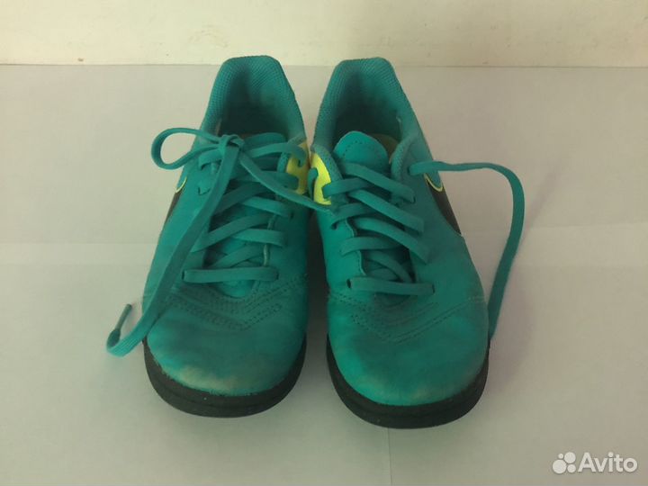 Сороконожки nike tiempo размер eu 32, (20см)