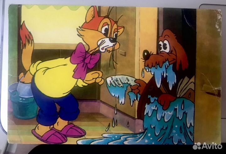 Детские открытки и переводные наклейки 80-х-90х