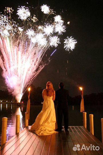 Салют на Свадьбу День Рождения Юбилей Новый год