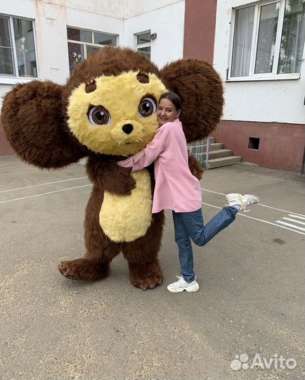 Горилла, зайцы, мишка, чебурашка