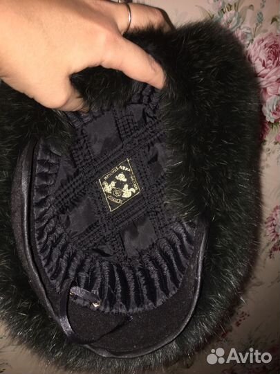 Шапка песец женская кубанка 56-58 размер
