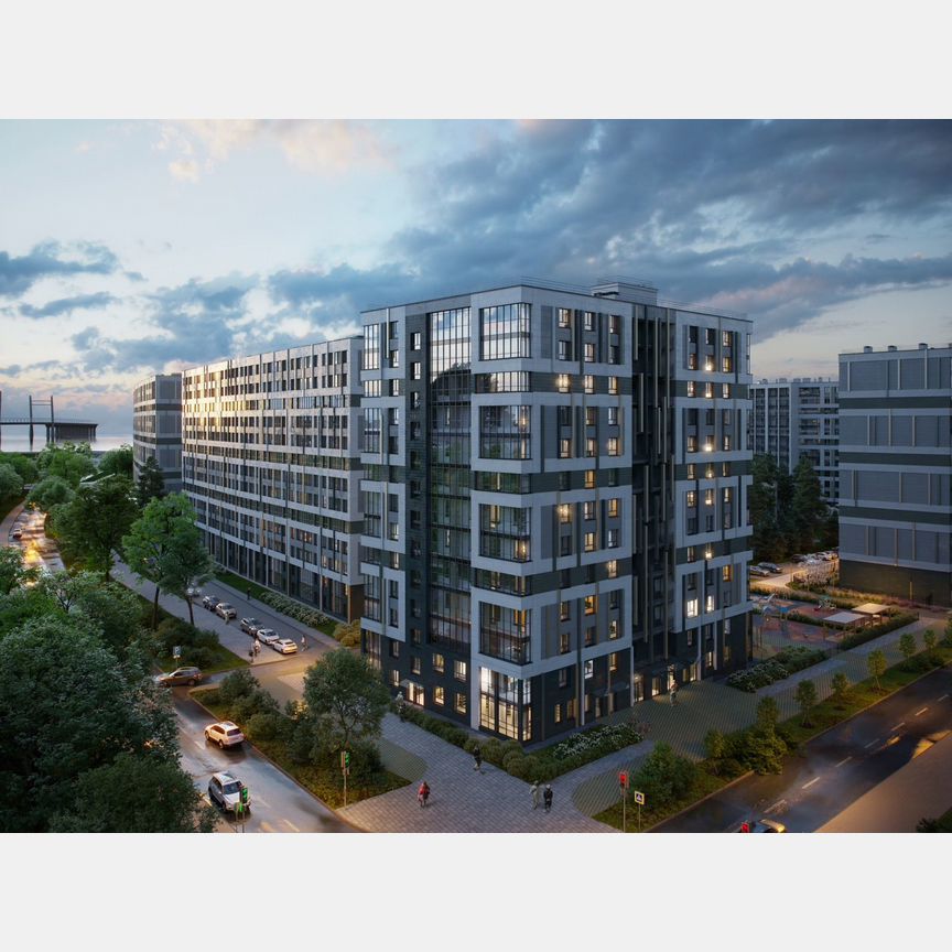 Квартира-студия, 37,1 м², 2/13 эт.