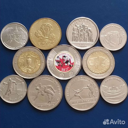 Монеты спорт
