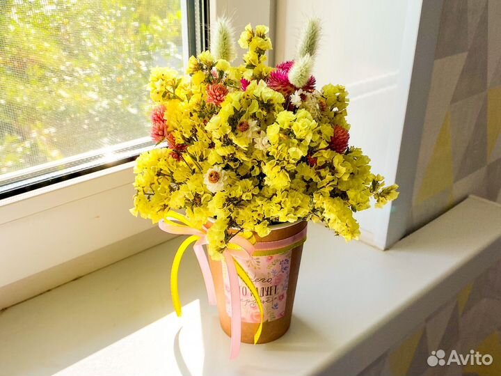 Композиция из сухоцветов