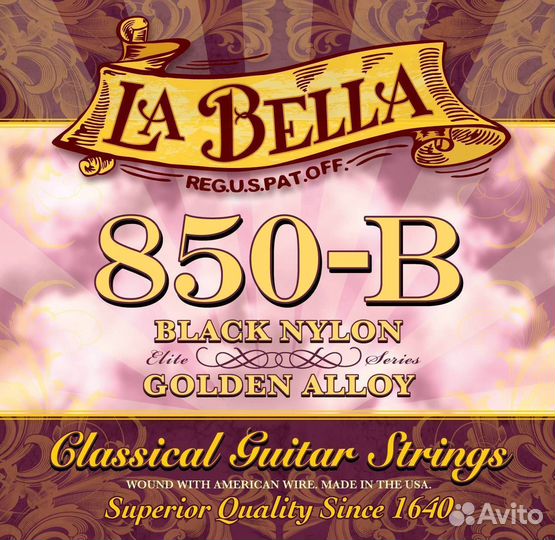 Струны LA bella 850-B для классической гитары, 112