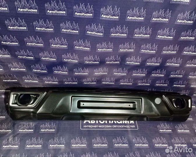 Передний бампер под птф Niva urban