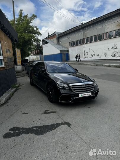 Mercedes-Benz S-класс AMG 4.0 AT, 2017, 48 000 км