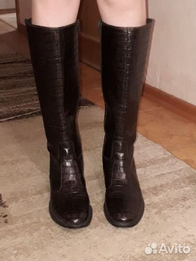 Сапоги женские натуральная кожа 41 размер