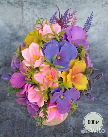 Декоративные композиции из мыла ручной работы