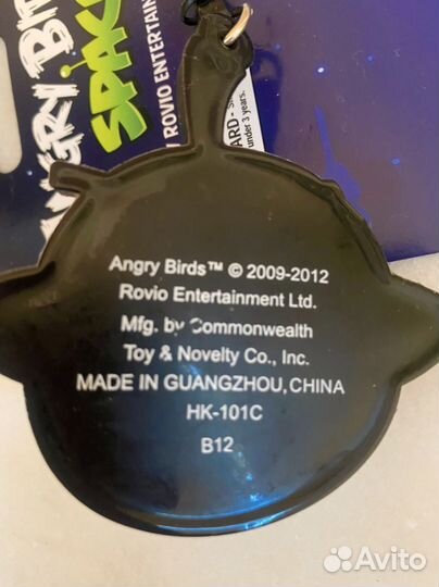 Брелок (зажим) на рюкзак Angry birds и др