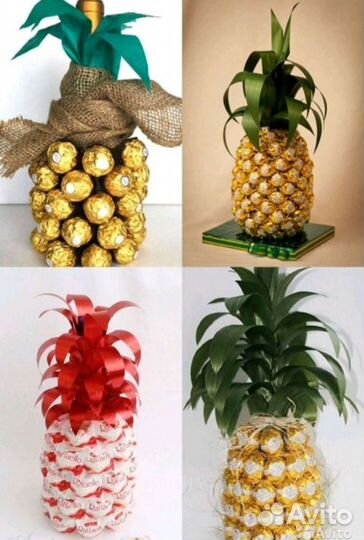 Коробка сюрприз, букеты из бабочек,сладкие подарки