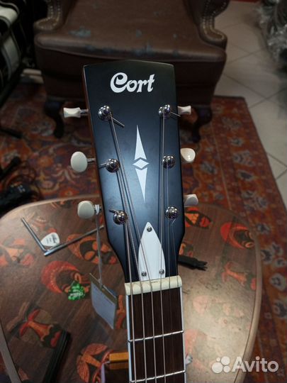 Cort CJ retro электроакустическая гитара Jumbo