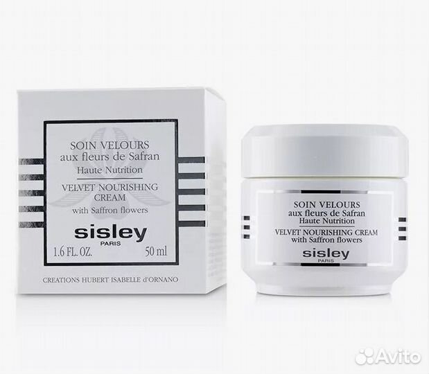 Sisley velvet nourishing cream with saffron flower