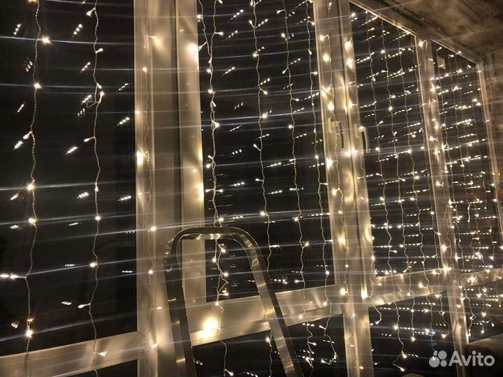 Гирлянда штора