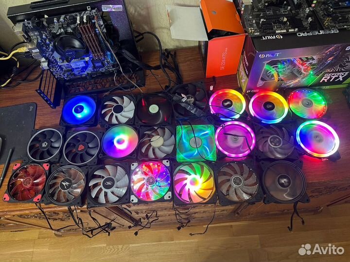 22 вентилятора лотом