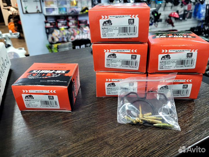 Ремкомплект карбюратора pz30 с уск. насосом