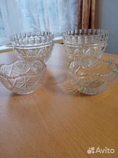 Салатник хрустальный