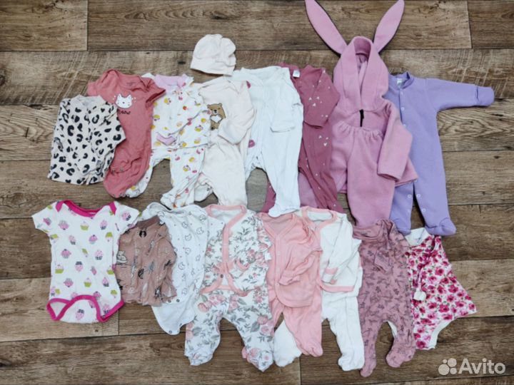 Детские вещи пакетом на девочку 56 62