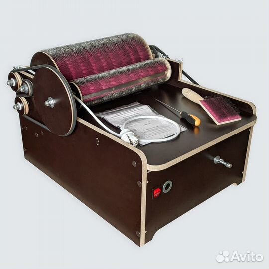 Кардер барабанный 36 см электрический